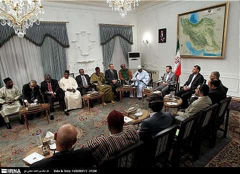 President Ahmadinejad Meets With African Countries' Envoys In Tehran