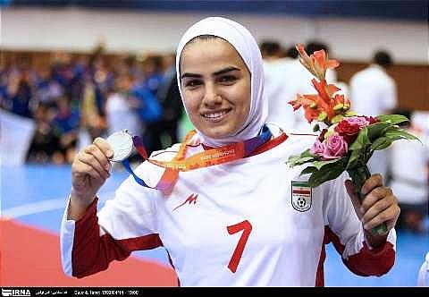 Iran National Women’s Futsal Team Wins Silver Medal At 2013 Asian Indoor And Mar