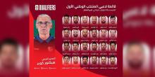 Cuper announces list of Syrian football team players for the 2026 World Cup qualifiers, Myanmar 