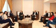 Sabbagh affirms Syria’s support to UNRWA’s work by providing all the necessary facilities to it
