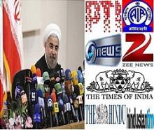 Indian Media Widely Covers Rohani’s 1st Press Confab  