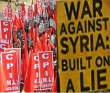  India should oppose US war effort against Syria: Left parties   