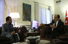 Davutoglu In Tehran On Monday: Turkish Envoy  
