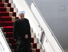 President Rouhani Arrives In Lorestan Province