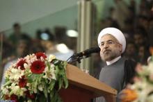 Rouhani Addresses Public In Northwestern Province