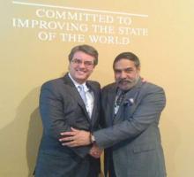 India Discusses Post Bali Progress With WTO Chief
