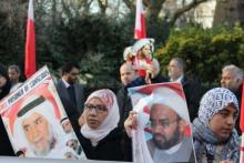Bahrainis in London call for freedom of Sheikh Ali Salman