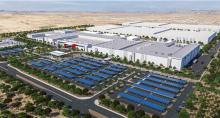 This computerized image provided by LG Energy Solution depicts the planned completion of its Arizona battery cell plant. (PHOTO NOT FOR SALE) (Yonhap)