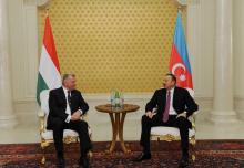 Azerbaijani, Hungarian presidents meet one-on-one