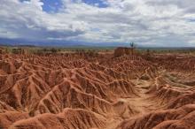 The landscape of Tatacoa Desert in Colombia, South America