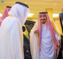 Custodian of the Two Holy Mosques Arrives in Makkah, Coming from Jeddah