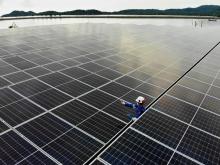Solar cell power plant in Bawean Island, E Java. (ANTARA/HO-PJB)