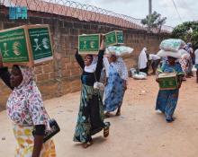 KSrelief Distributes 320 Ramadan Food Baskets in Ghana