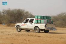 KSrelief Distributes More Than 860 Tons of Food Baskets in Hajjah Governorate, Yemen