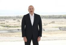 President Ilham Aliyev: Among infrastructure projects implemented in Azerbaijan in recent years, Shirvan irrigation canal holds special importance