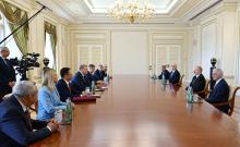 President Ilham Aliyev received Governor of Astrakhan Region of Russia