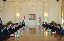 Presidents of Azerbaijan and Hungary meet in presence of delegations