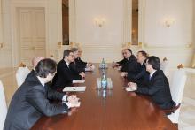 President of Azerbaijan receives foreign minister of Germany