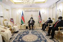 President of South Sudan receives Advisor at Saudi Royal Court Ahmed Qattan
