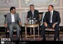 Ahmadinejad Meets President Aliyev   