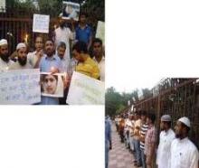 Candle Light Vigil In Delhi In Solidarity With Young Activist Malala 