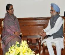 Bangladesh FM Meets Manmohan Singh  