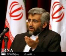 Jalili Confers With Iraqi President Talabani  