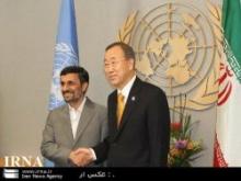 President Ahmadinejad, UN Chief Hold Talks In NY   