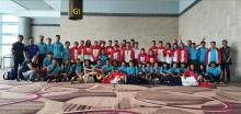 Vietnam's team at the ASEAN Schools Games in Semerang, Indonesia. (Photo: thethaohcm.vn)