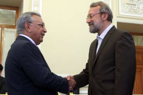 Iran Parliament Speaker Meets Secretary Of Azeri National Security Council 