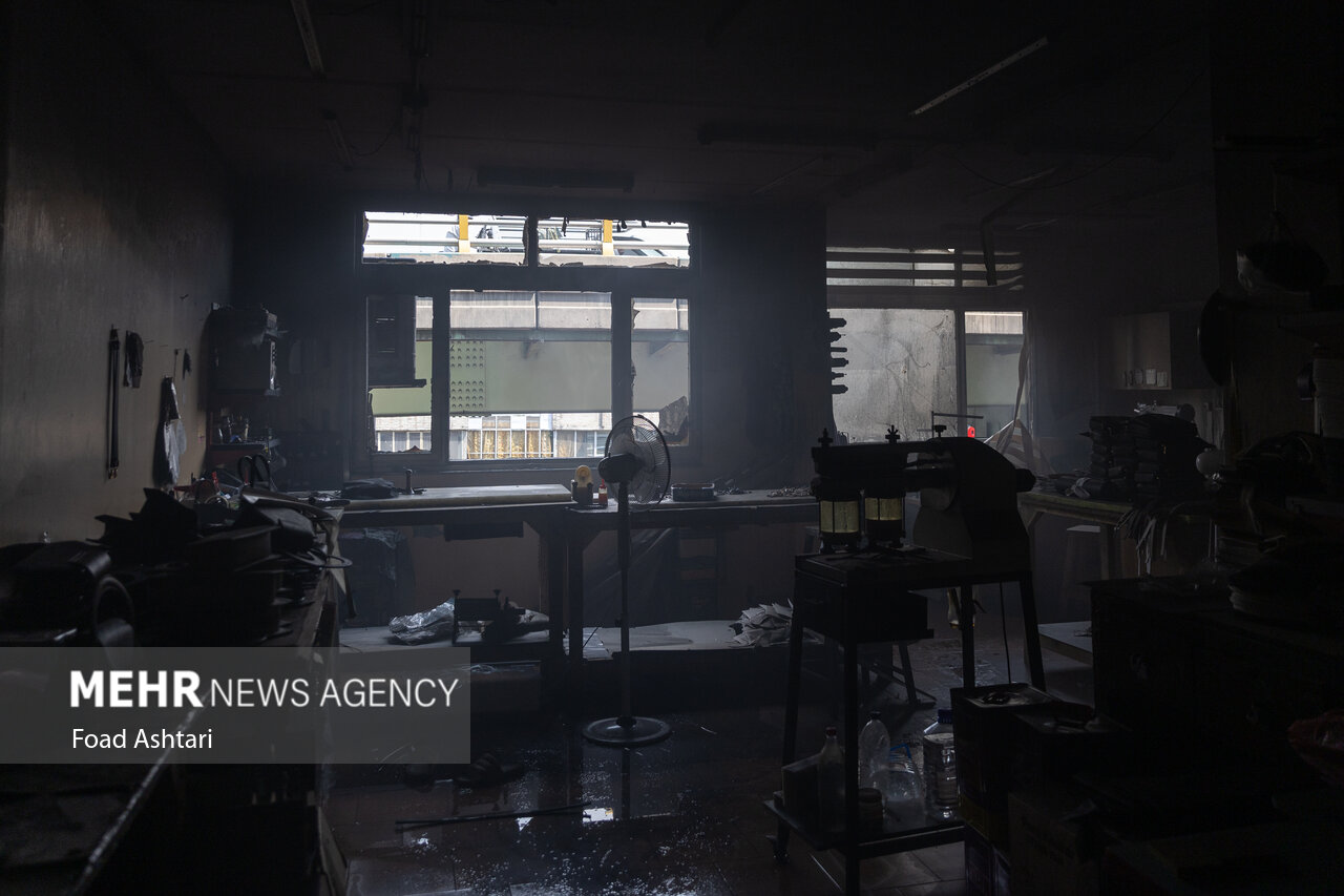 Fire in a Shoe Warehouse