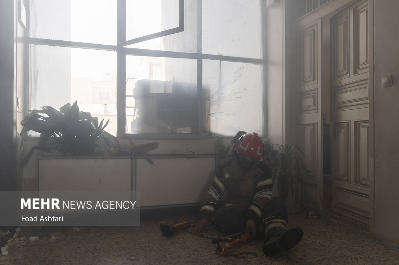 Fire in a Shoe Warehouse
