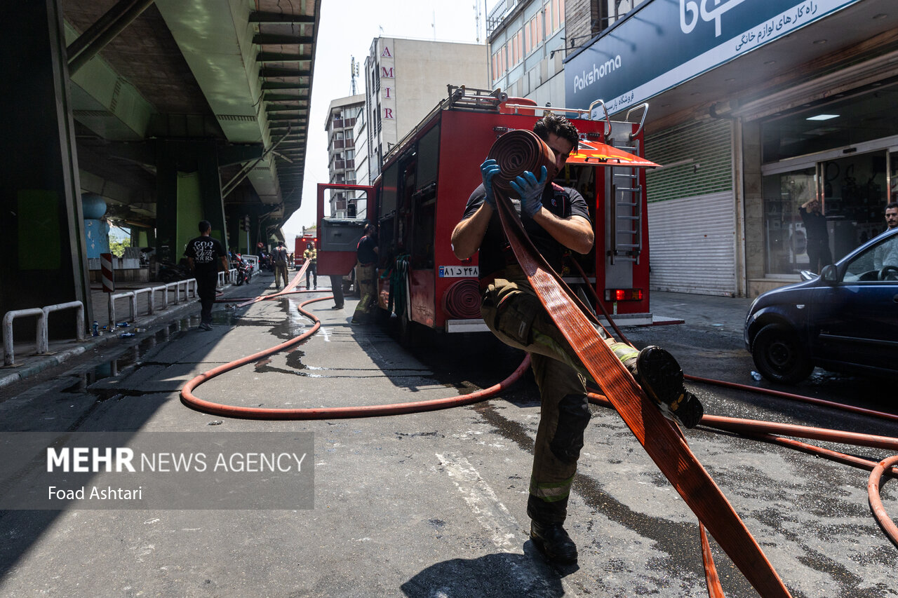 Fire in a Shoe Warehouse