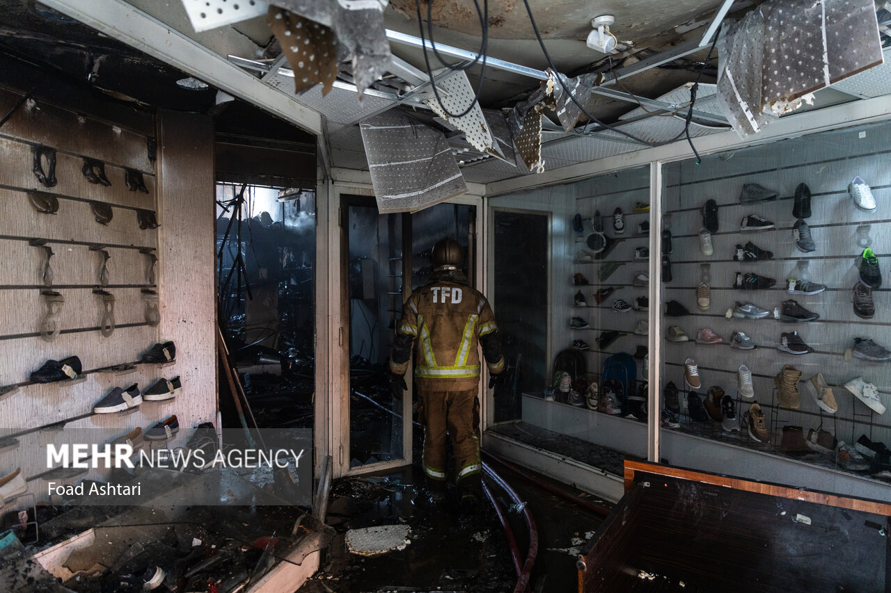 Fire in a Shoe Warehouse