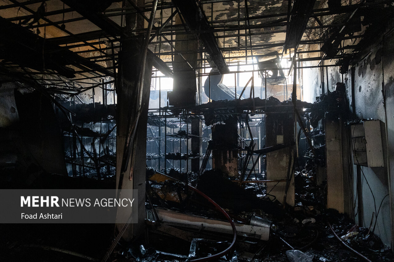 Fire in a Shoe Warehouse