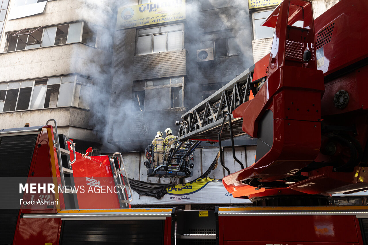 Fire in a Shoe Warehouse