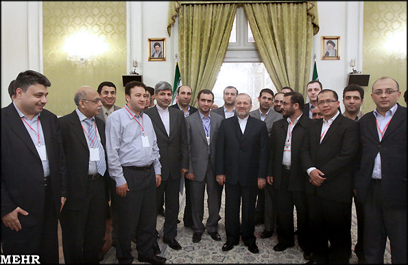 PARTICIPANTS AT TEHRAN OANA CONFERENCE MEETING WITH IRAN’S FM  