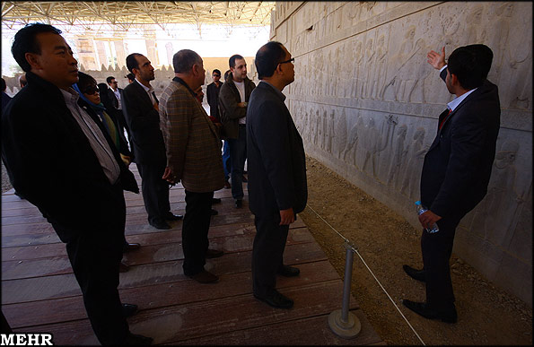 ASIA-PACIFIC NEWS AGENCIES' REPRESENTATIVES VISITING PERSEPOLIS  