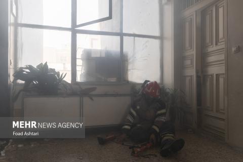 Fire in a Shoe Warehouse