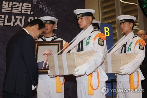 Remains of independence fighters return home