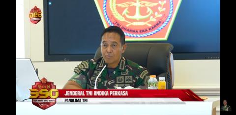 Indonesian Military (TNI) Commander General Andika Perkasa. (ANTARA)