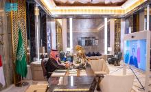 HRH the Crown Prince, Prime Minister of Japan Hold Video Teleconference Meeting
