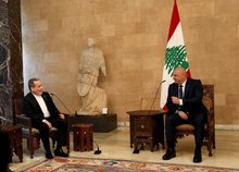 Iran top diplomat holds talks with Lebanese President