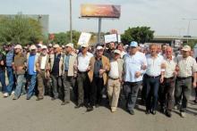 Lebanon Labor Unions Protest in Beirut Airport Area 