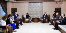 Mikdad, Fleischer discuss cooperation between Syria and WFP