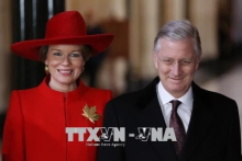 Belgian King Philippe and Queen Mathilde. (File photo: AFP/VNA)