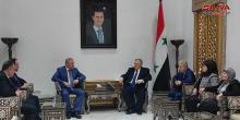 Sabbagh meets member of Russian Federal Assembly Konstantin Basyuk 