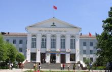 Sadyr Zhaparov awards Kyrgyz State Technical University Dank Order