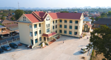 Thong Nhat Secondary School in the central Lao province of Khammouane. (Photo: VNA)