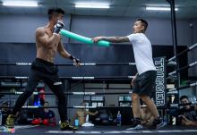 A Vietnamese boxer train for a tournament (Photo: Zing)
